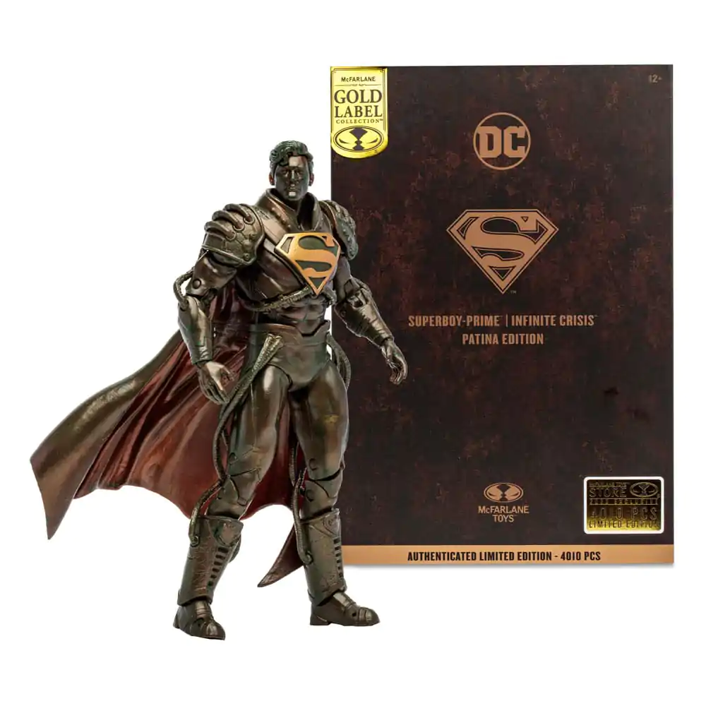 DC Multiverse akcijska figura Superboy Prime (Patina) (Gold Label) 18 cm fotografija proizvoda