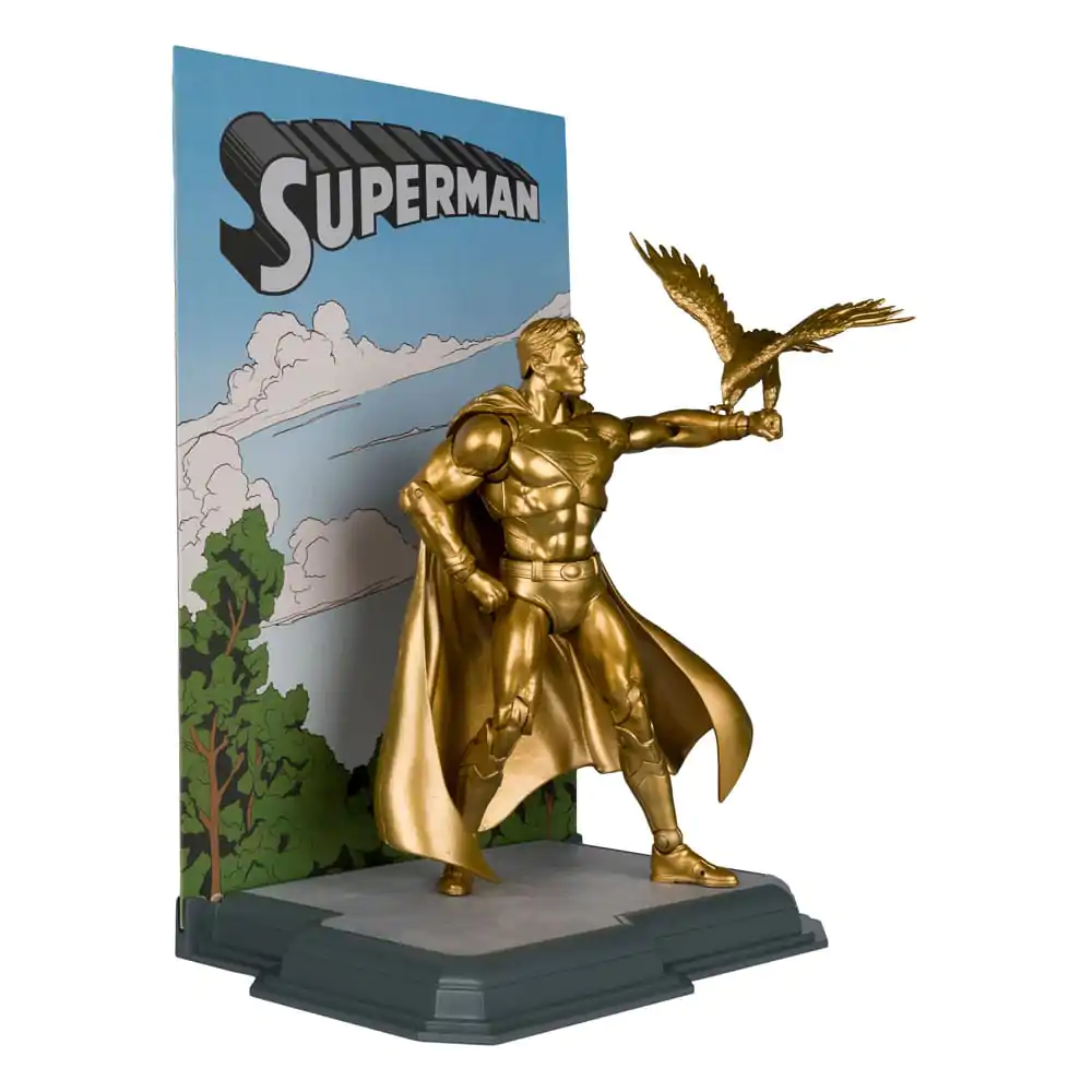 DC Multiverse akcijska figura Superman (kip posvećen stogodišnjem parku) Gold Label 18 cm fotografija proizvoda