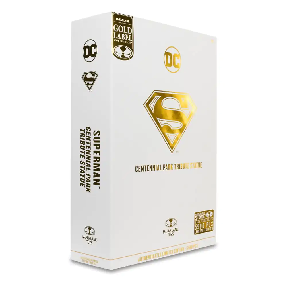 DC Multiverse akcijska figura Superman (kip posvećen stogodišnjem parku) Gold Label 18 cm fotografija proizvoda