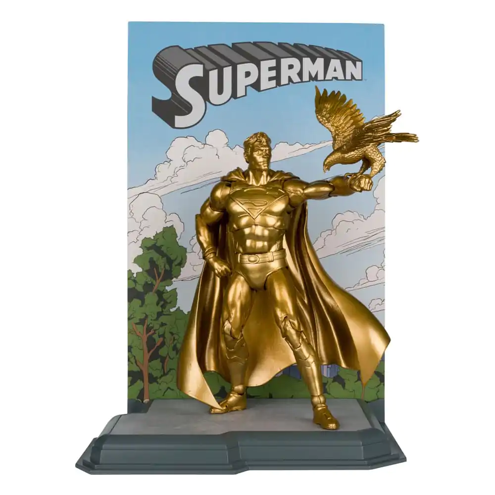 DC Multiverse akcijska figura Superman (kip posvećen stogodišnjem parku) Gold Label 18 cm fotografija proizvoda