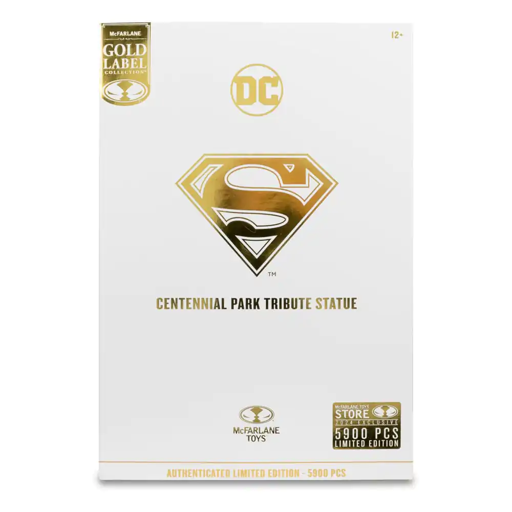 DC Multiverse akcijska figura Superman (kip posvećen stogodišnjem parku) Gold Label 18 cm fotografija proizvoda