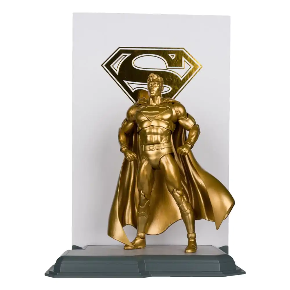 DC Multiverse akcijska figura Superman (kip posvećen stogodišnjem parku) Gold Label 18 cm fotografija proizvoda