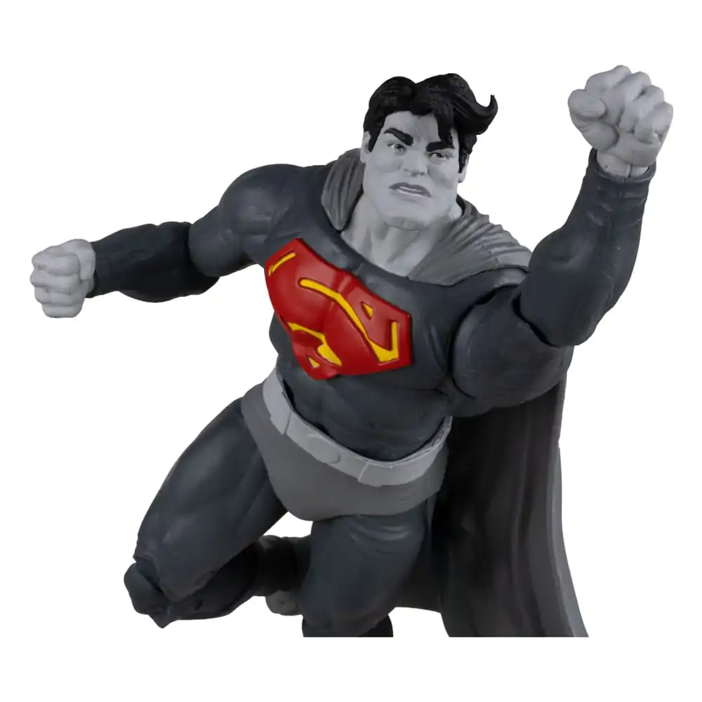 DC Multiverse Figura Supermana (The Dark Knight Returns) (Black & White Accent Edition) (Gold Label) 18 cm fotografija proizvoda