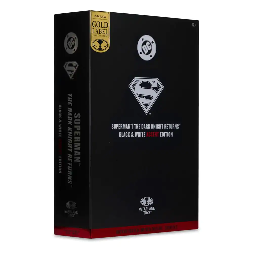 DC Multiverse Figura Supermana (The Dark Knight Returns) (Black & White Accent Edition) (Gold Label) 18 cm fotografija proizvoda