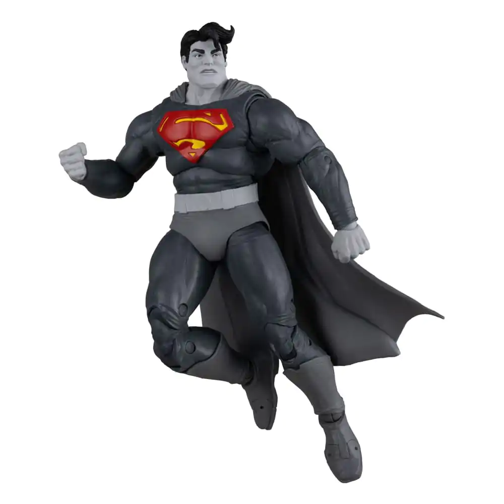 DC Multiverse Figura Supermana (The Dark Knight Returns) (Black & White Accent Edition) (Gold Label) 18 cm fotografija proizvoda