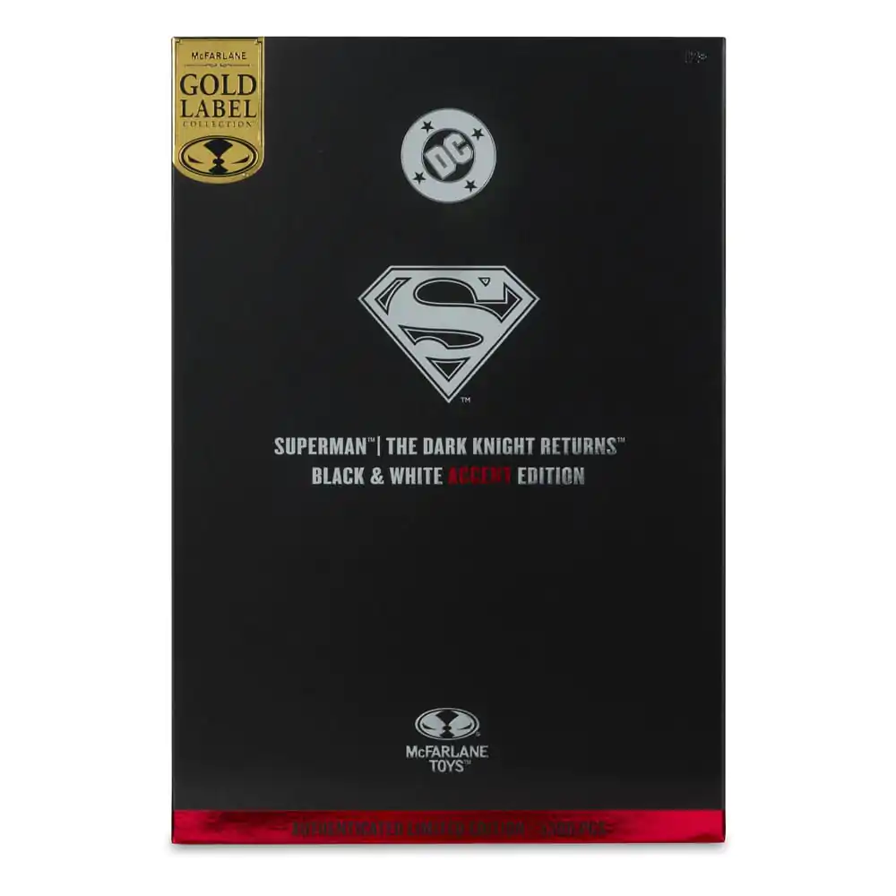DC Multiverse Figura Supermana (The Dark Knight Returns) (Black & White Accent Edition) (Gold Label) 18 cm fotografija proizvoda