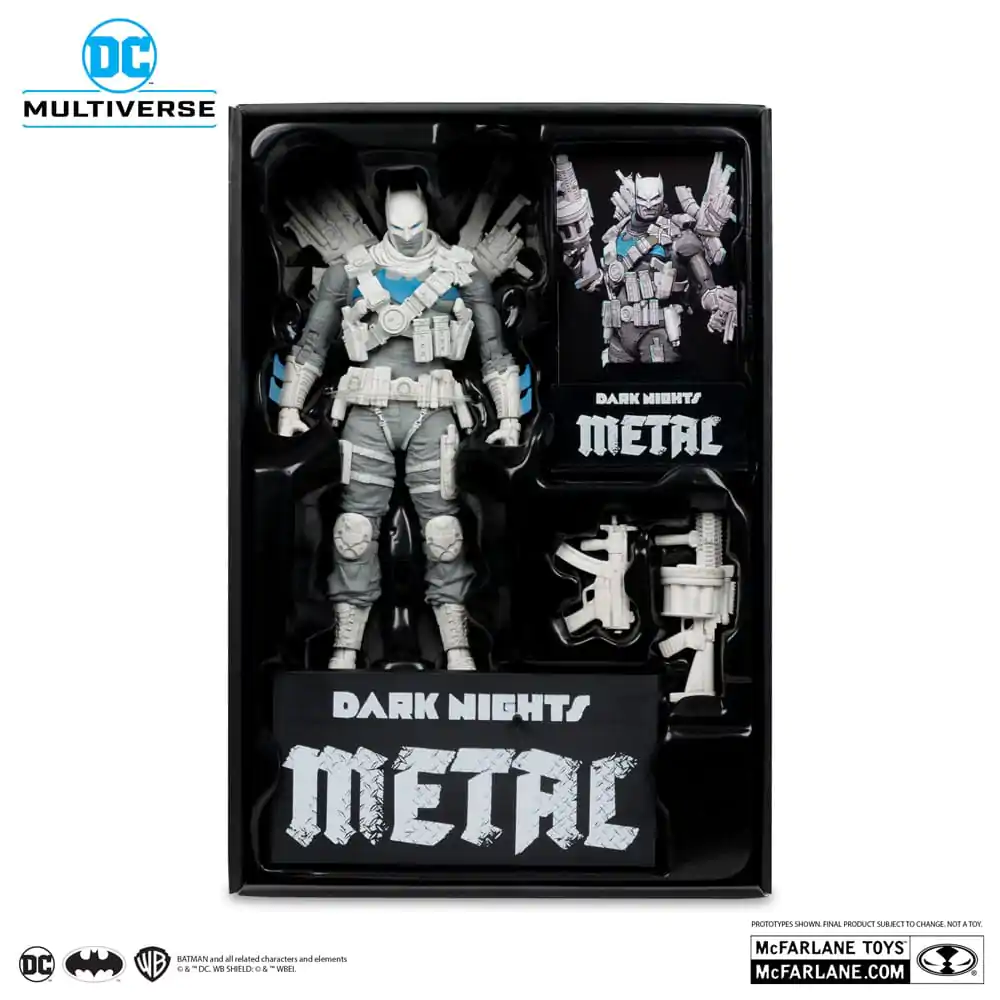 DC Multiverse Akcijska figura The Grim Knight (Dark Nights Metal) (Black & White Accent Edition) (Gold Label) 18 cm fotografija proizvoda