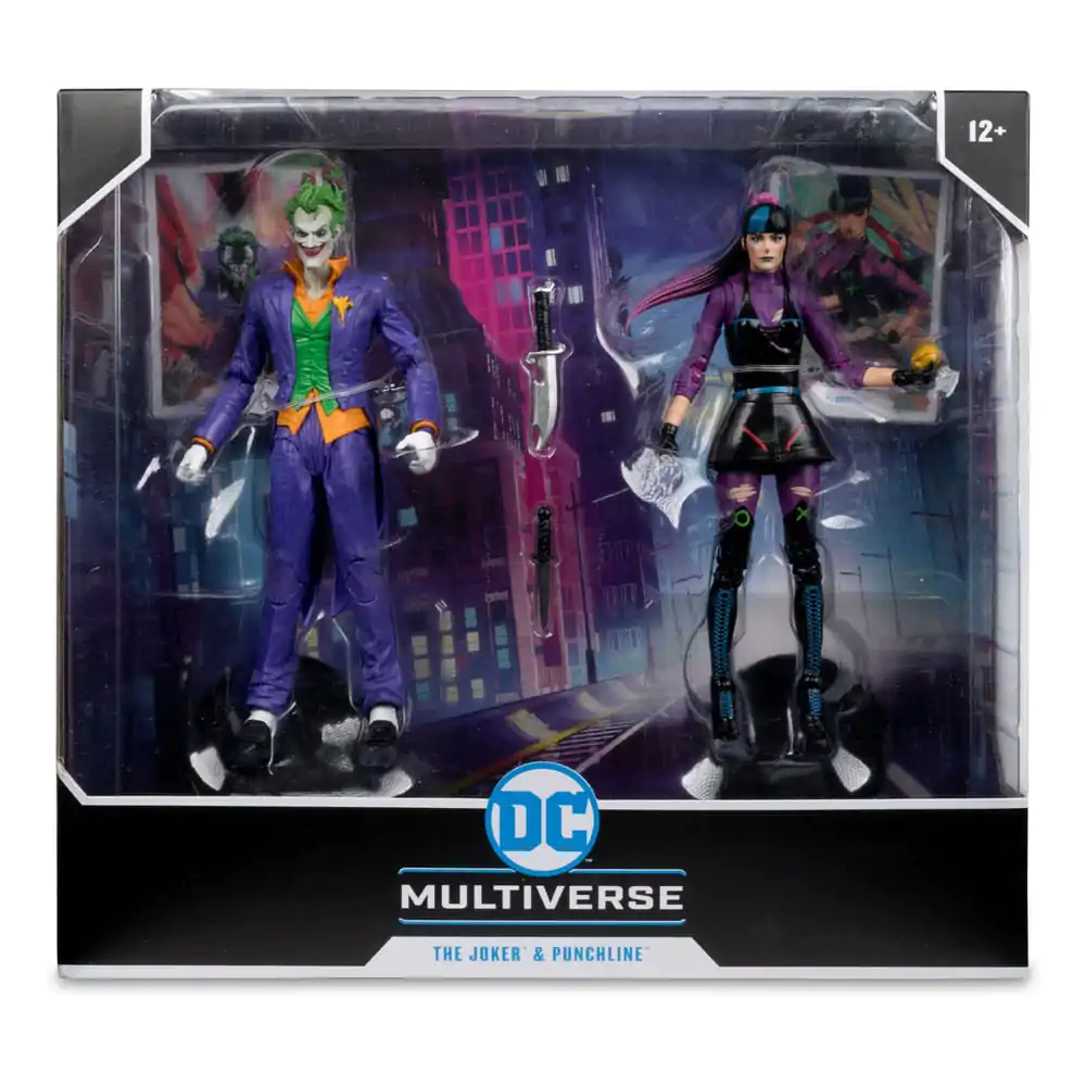 DC Multiverse akcijske figure Paket od 2 The Joker & Punchline 18 cm fotografija proizvoda