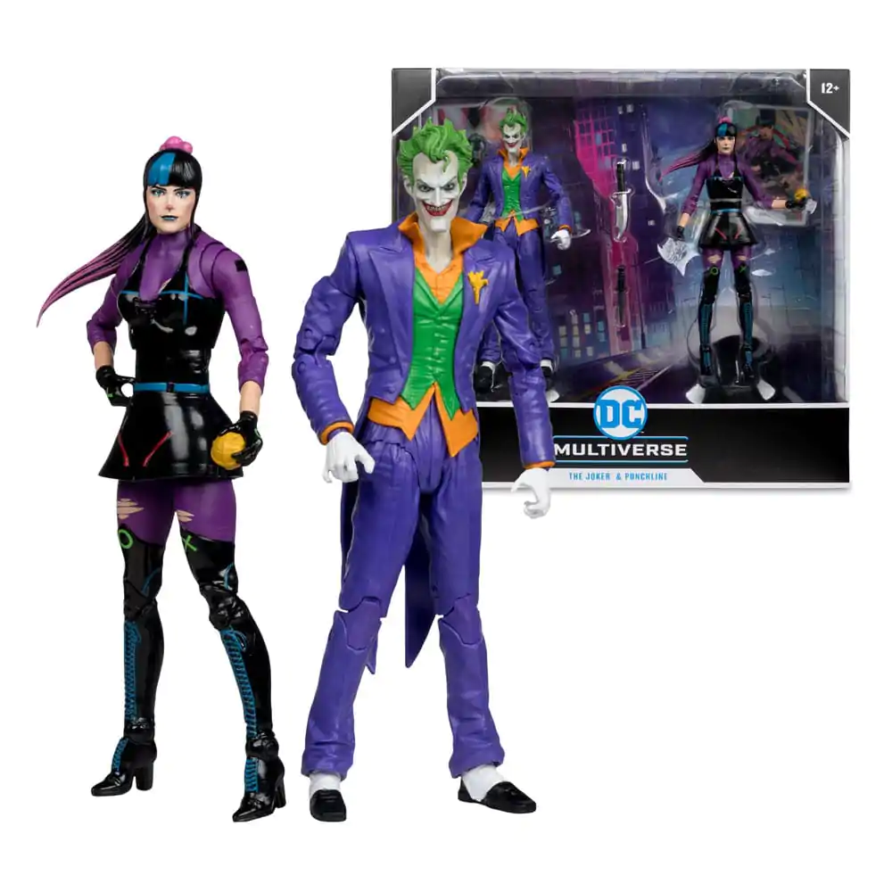 DC Multiverse akcijske figure Paket od 2 The Joker & Punchline 18 cm fotografija proizvoda