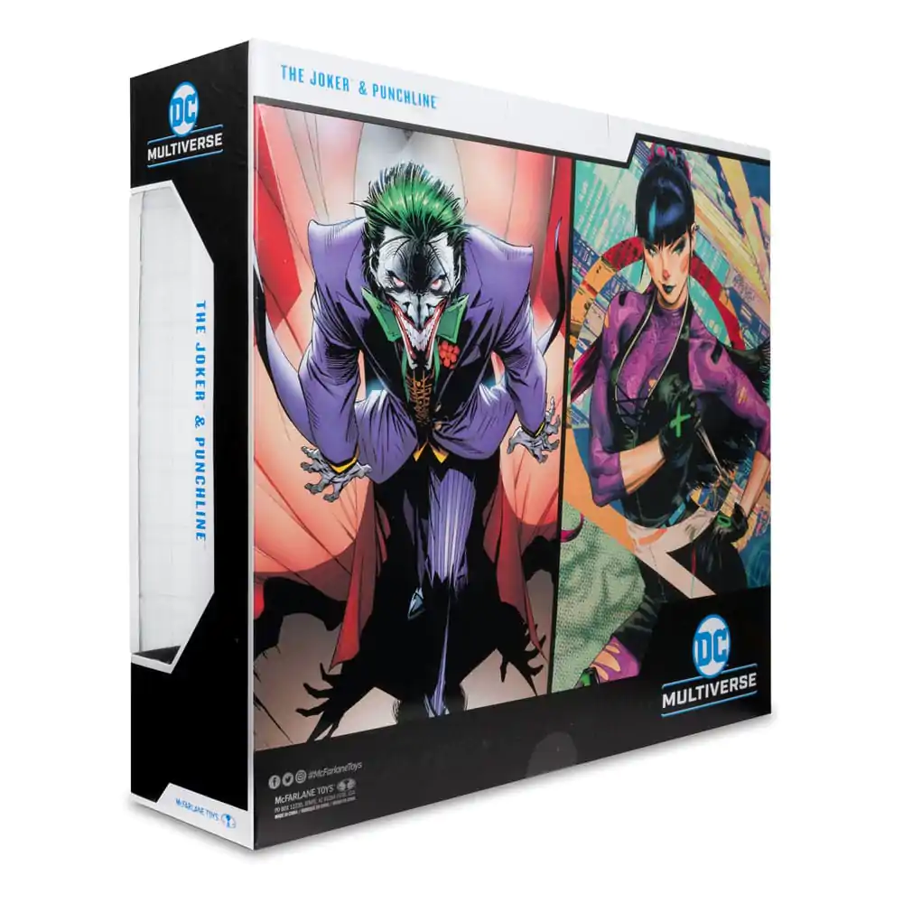 DC Multiverse akcijske figure Paket od 2 The Joker & Punchline 18 cm fotografija proizvoda