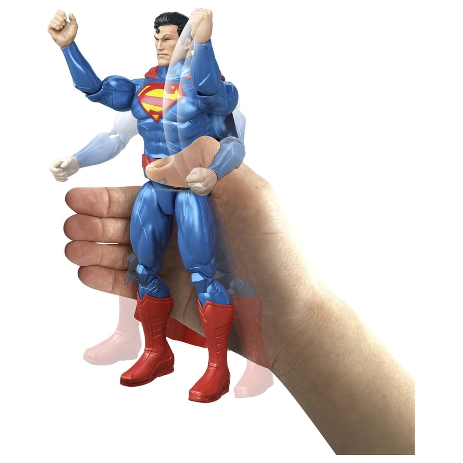 DC Premier Akcijska figura sa zvukom i svjetlom Heat Vision Superman 16 cm fotografija proizvoda