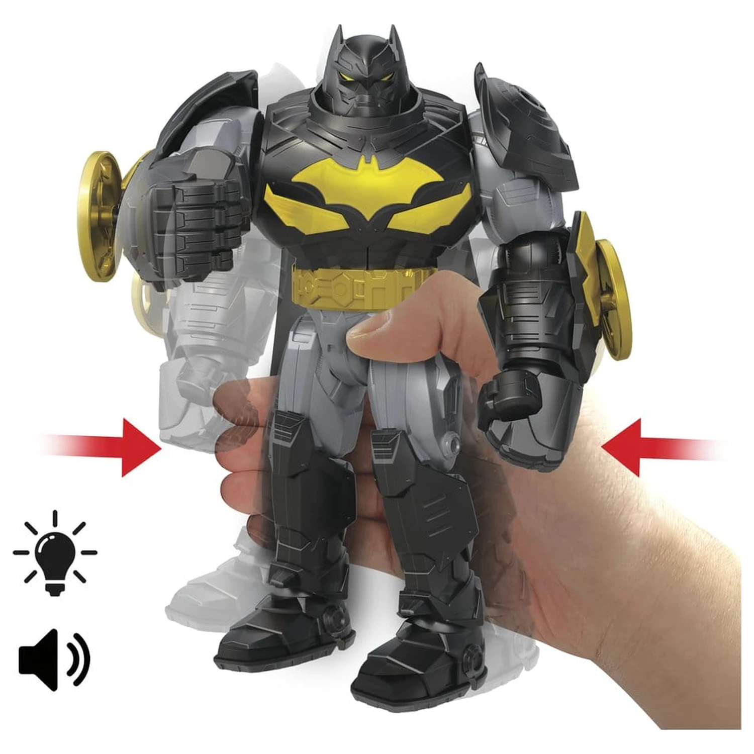DC Premier akcijska figura sa zvukom i svjetlom Mecha odijelo Batman 18 cm fotografija proizvoda