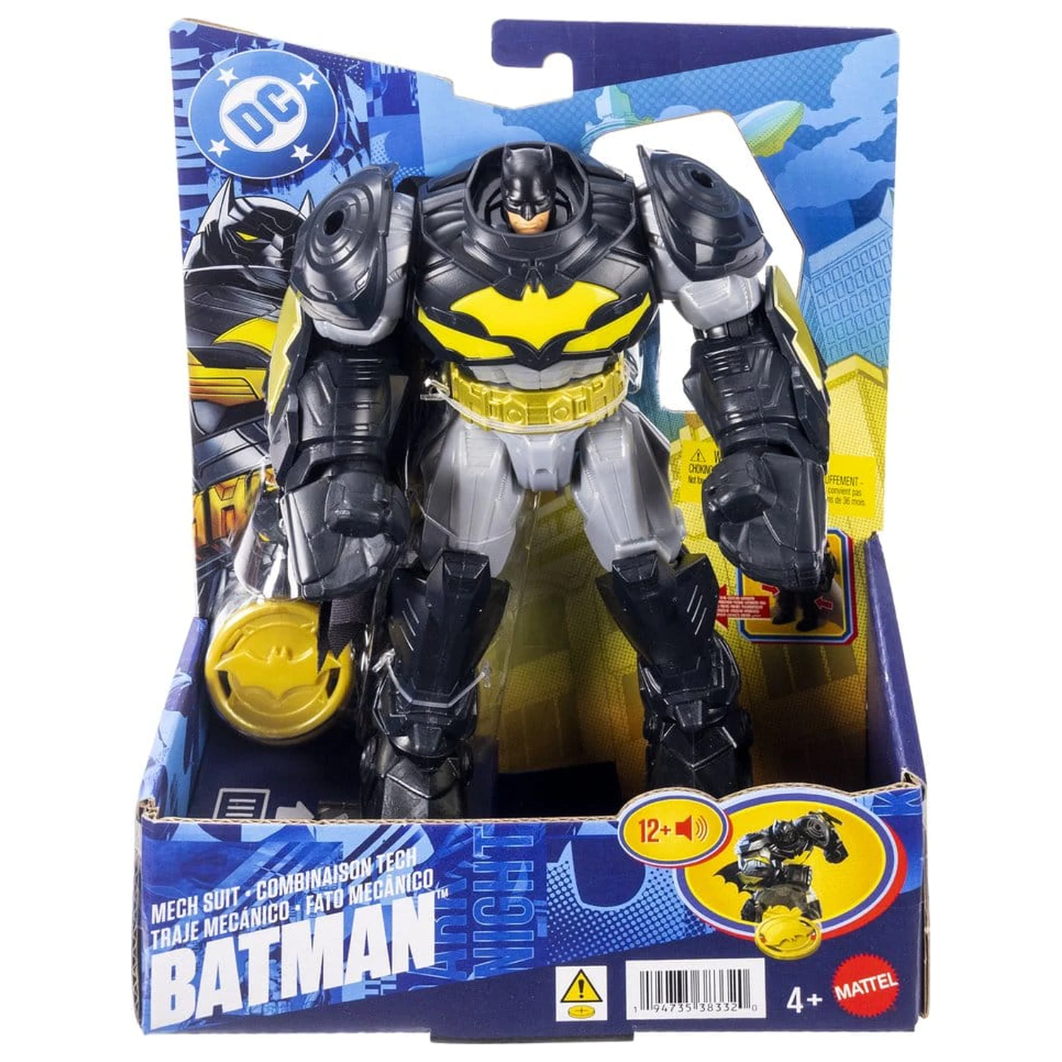 DC Premier akcijska figura sa zvukom i svjetlom Mecha odijelo Batman 18 cm fotografija proizvoda