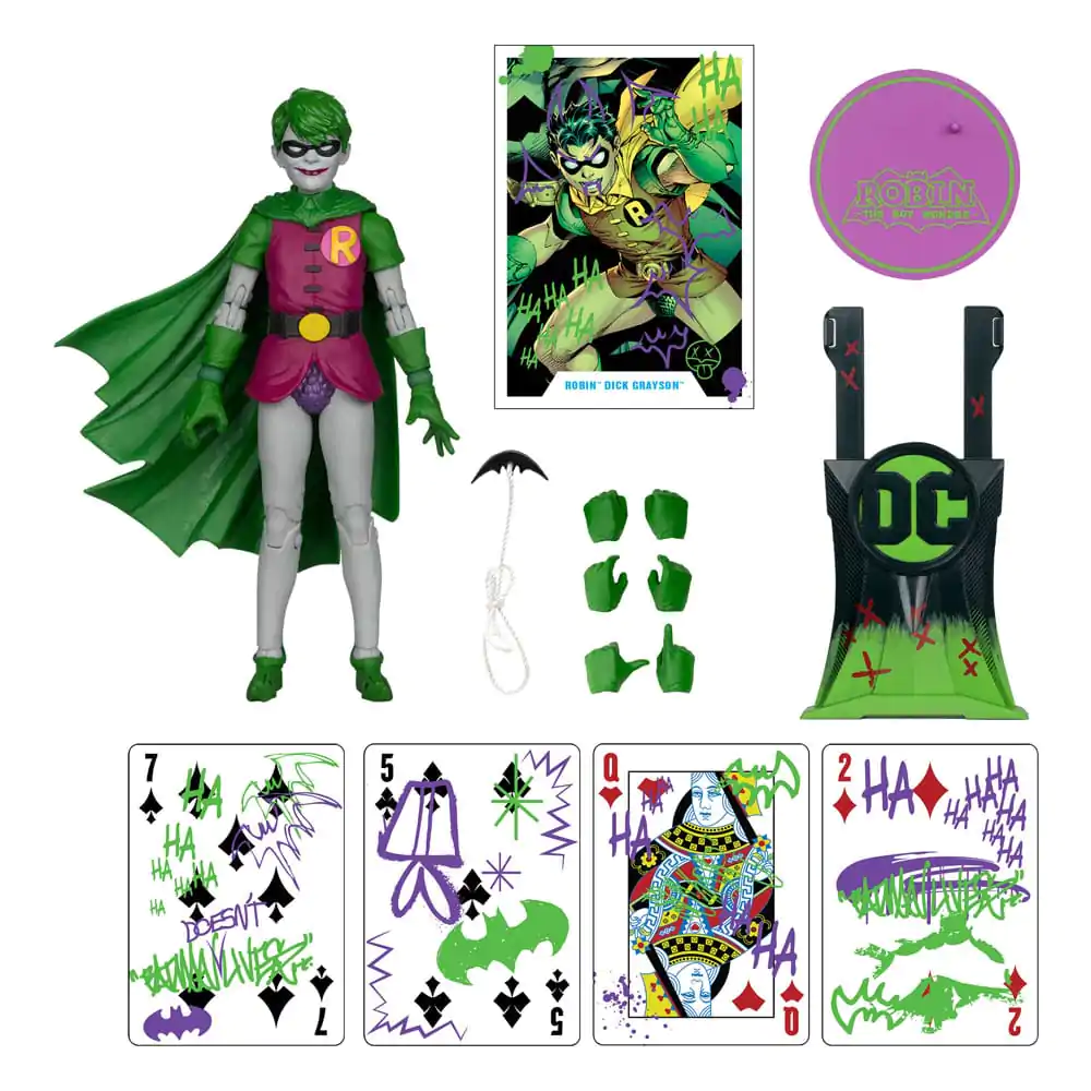 DC Rebirth DC Multiverse Akcijska figura Robin (Dick Grayson) (Jokerized) (Gold Label) 18 cm fotografija proizvoda