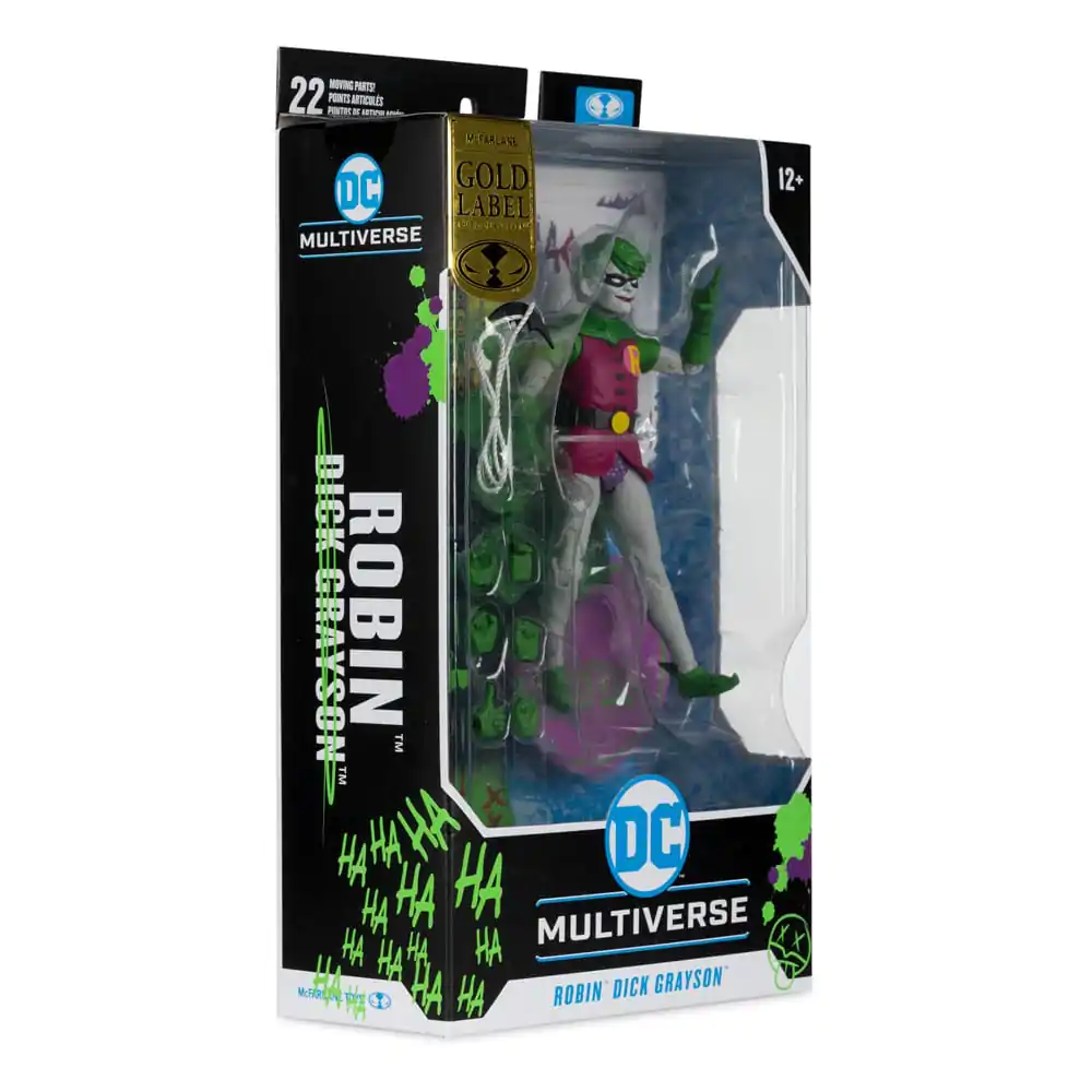 DC Rebirth DC Multiverse Akcijska figura Robin (Dick Grayson) (Jokerized) (Gold Label) 18 cm fotografija proizvoda