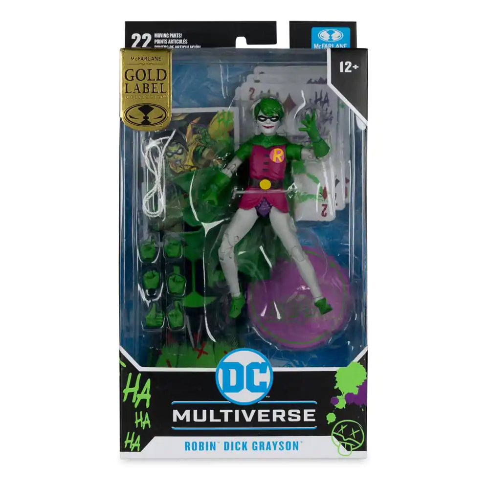 DC Rebirth DC Multiverse Akcijska figura Robin (Dick Grayson) (Jokerized) (Gold Label) 18 cm fotografija proizvoda