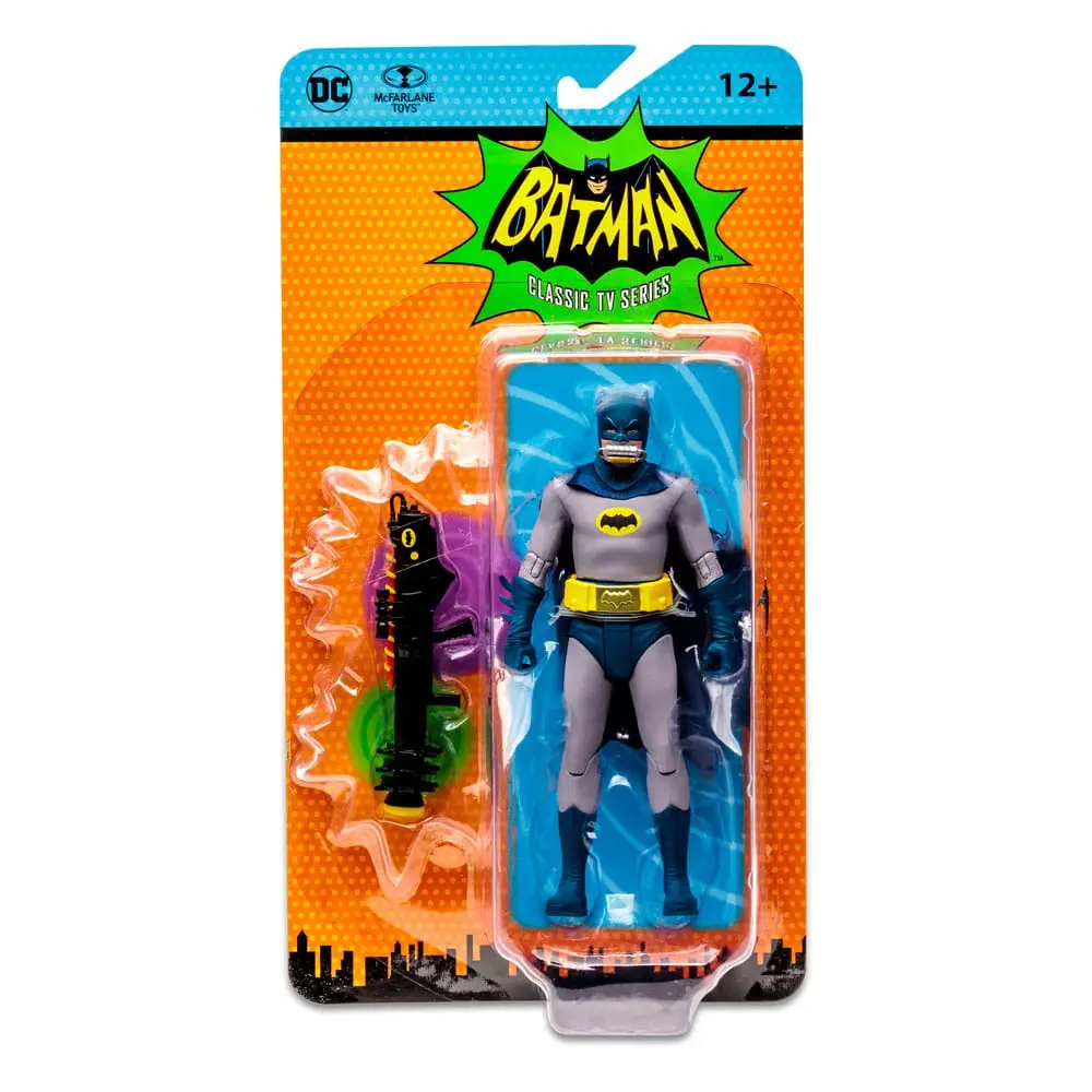 DC Retro akcijska figura Batman 66 Batman s maskom za kisik 15 cm fotografija proizvoda