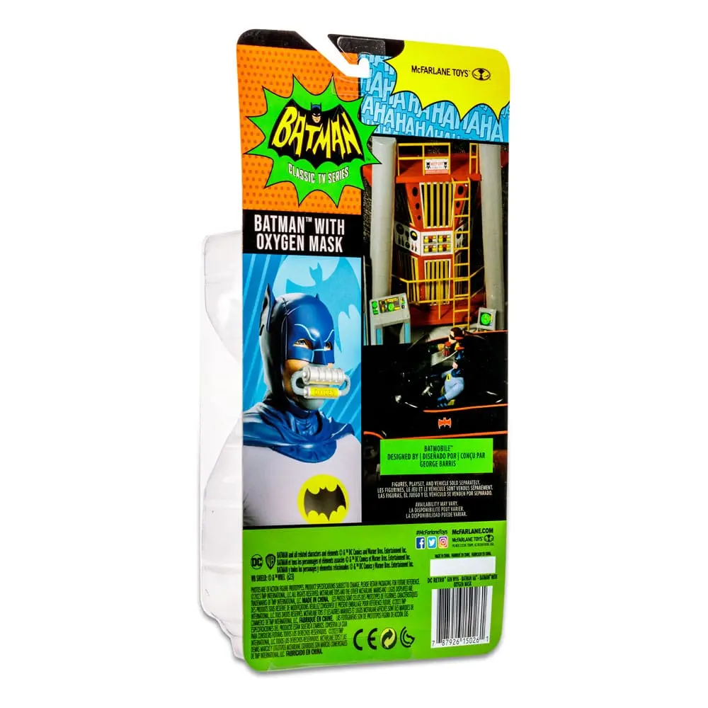 DC Retro akcijska figura Batman 66 Batman s maskom za kisik 15 cm fotografija proizvoda