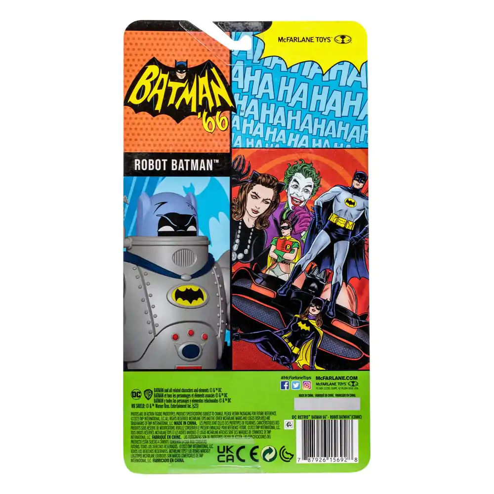 DC Retro akcijska figura Batman 66 Robot Batman (Comic) 15 cm fotografija proizvoda