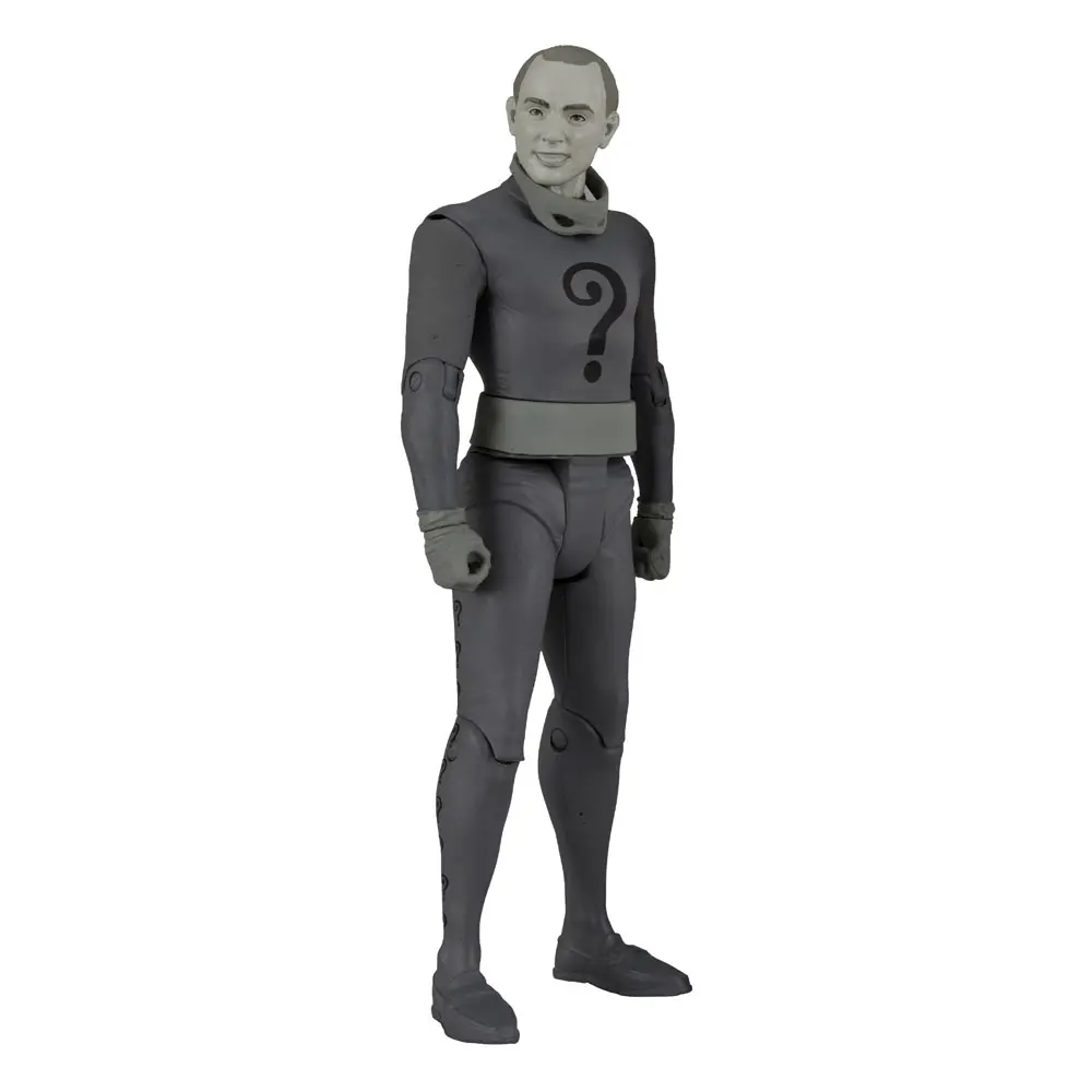 DC Retro akcijska figura Batman 66 The Riddler (crno-bijela TV inačica) 15 cm fotografija proizvoda