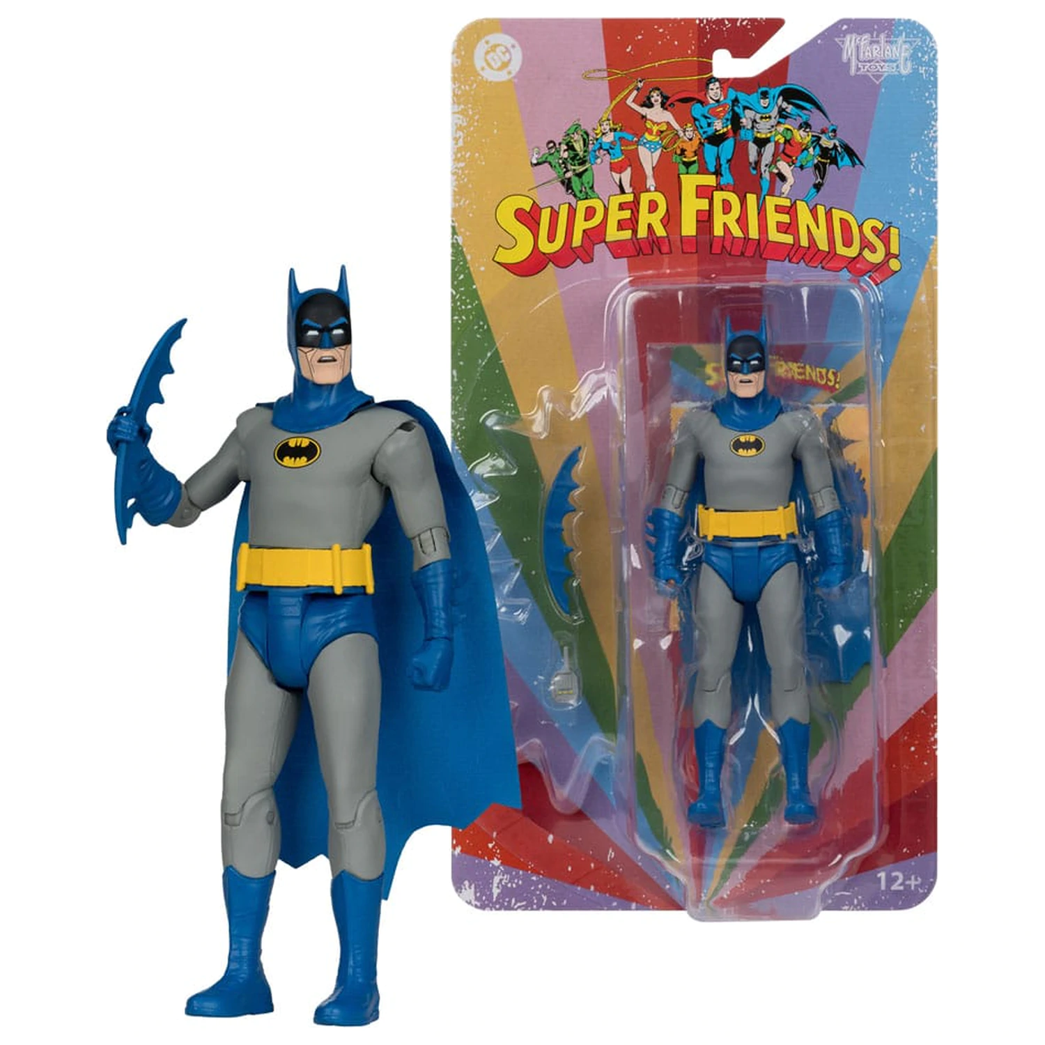DC Retro Super Friends akcijska figura Bizarro Batman 15 cm fotografija proizvoda