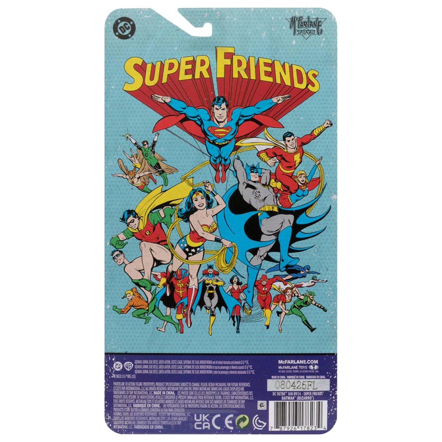 DC Retro Super Friends akcijska figura Bizarro Batman 15 cm fotografija proizvoda