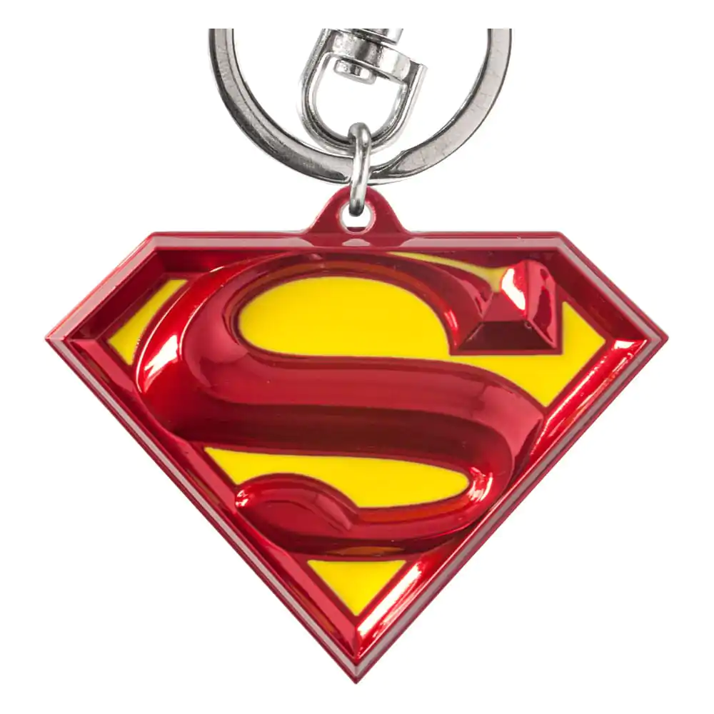 DC Pewter-Keychain Superman Logo u boji privjesak za ključeve fotografija proizvoda