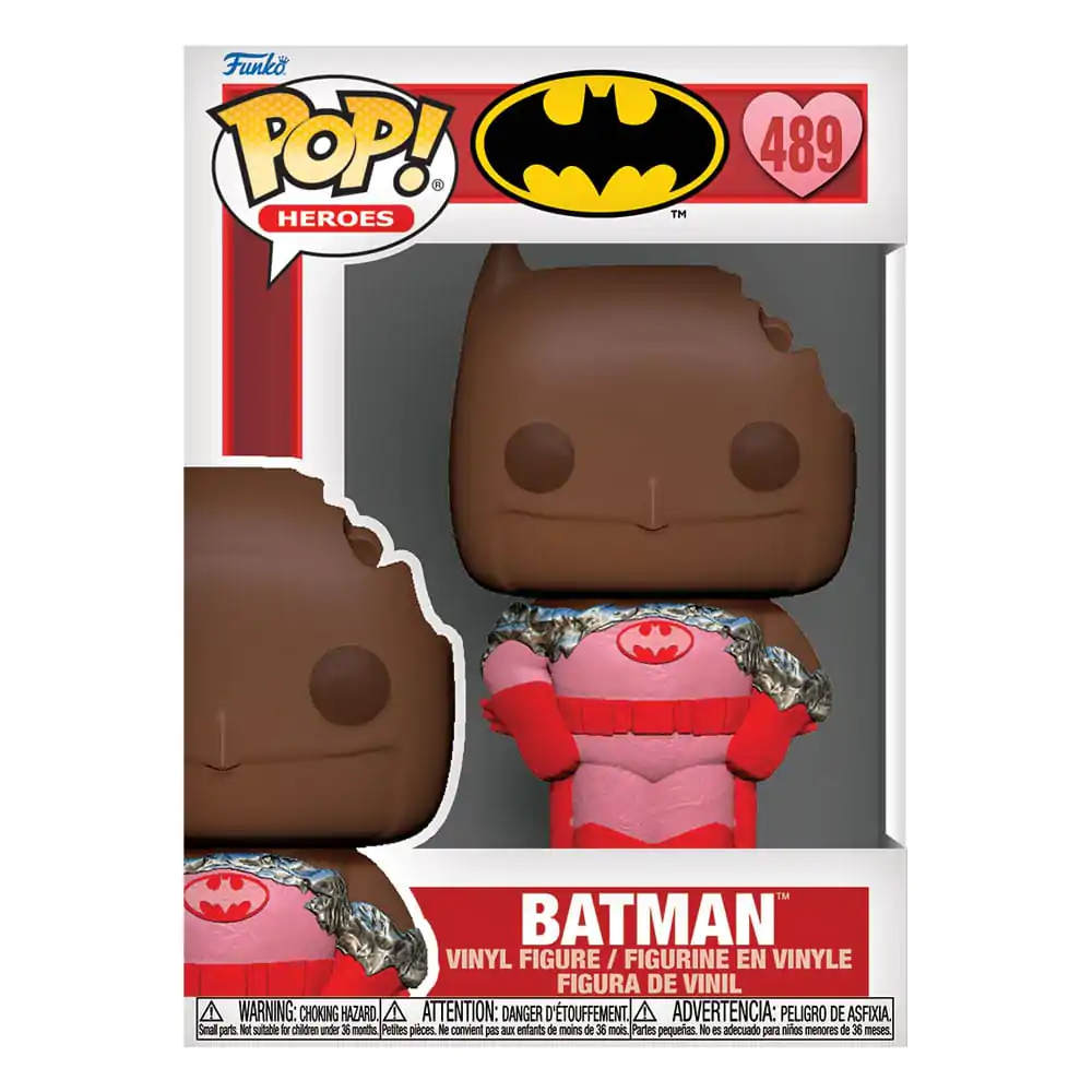 DC Valentines POP! Heroes Vinilna Figura Batman (Val Choc) 9 cm fotografija proizvoda