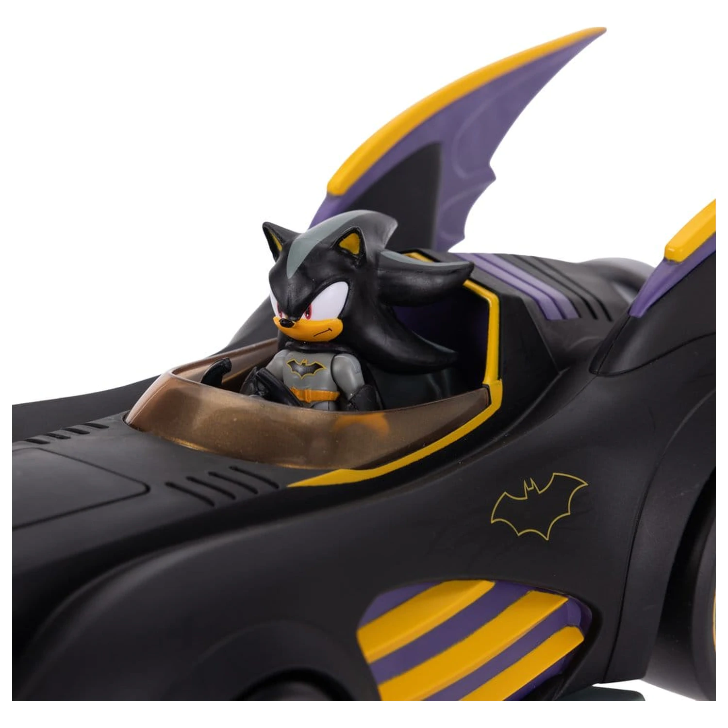 DC x Sonic - The Hedgehog akcijska figura s vozilom Shadow Batman & Batmobile 6 cm  fotografija proizvoda
