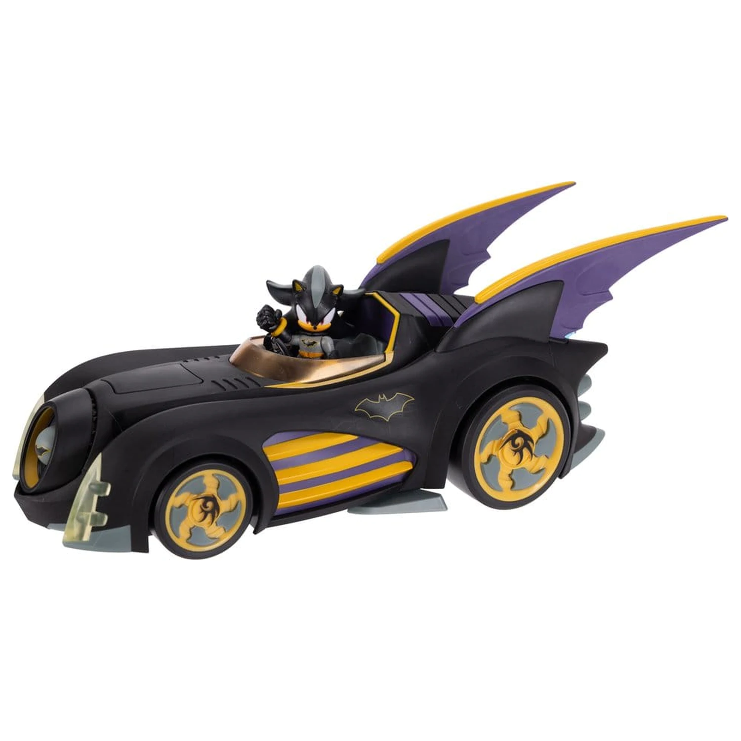 DC x Sonic - The Hedgehog akcijska figura s vozilom Shadow Batman & Batmobile 6 cm  fotografija proizvoda
