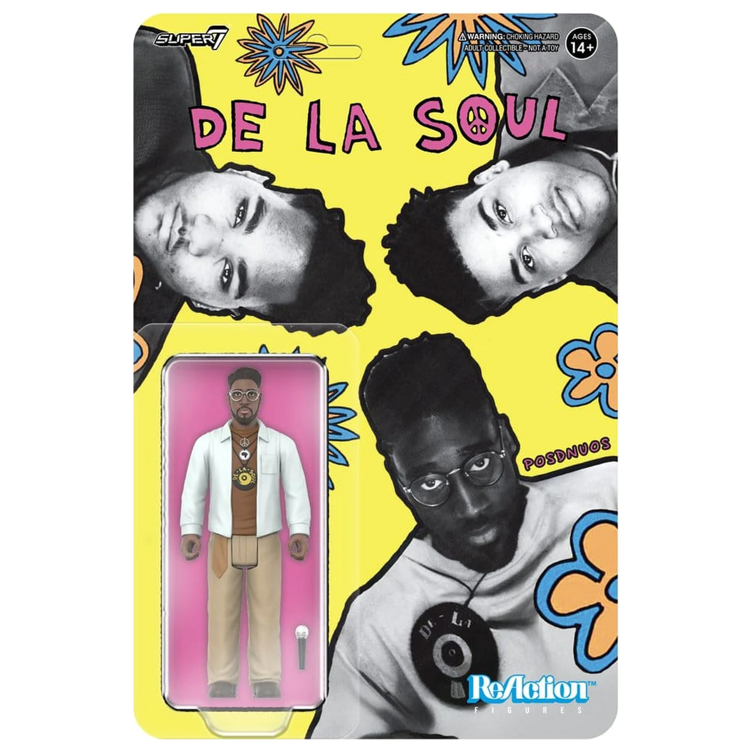 De La Soul ReAction akcijska figura val 01 Kelvin "Posdnuos" Mercer (Me, Myself & I) fotografija proizvoda