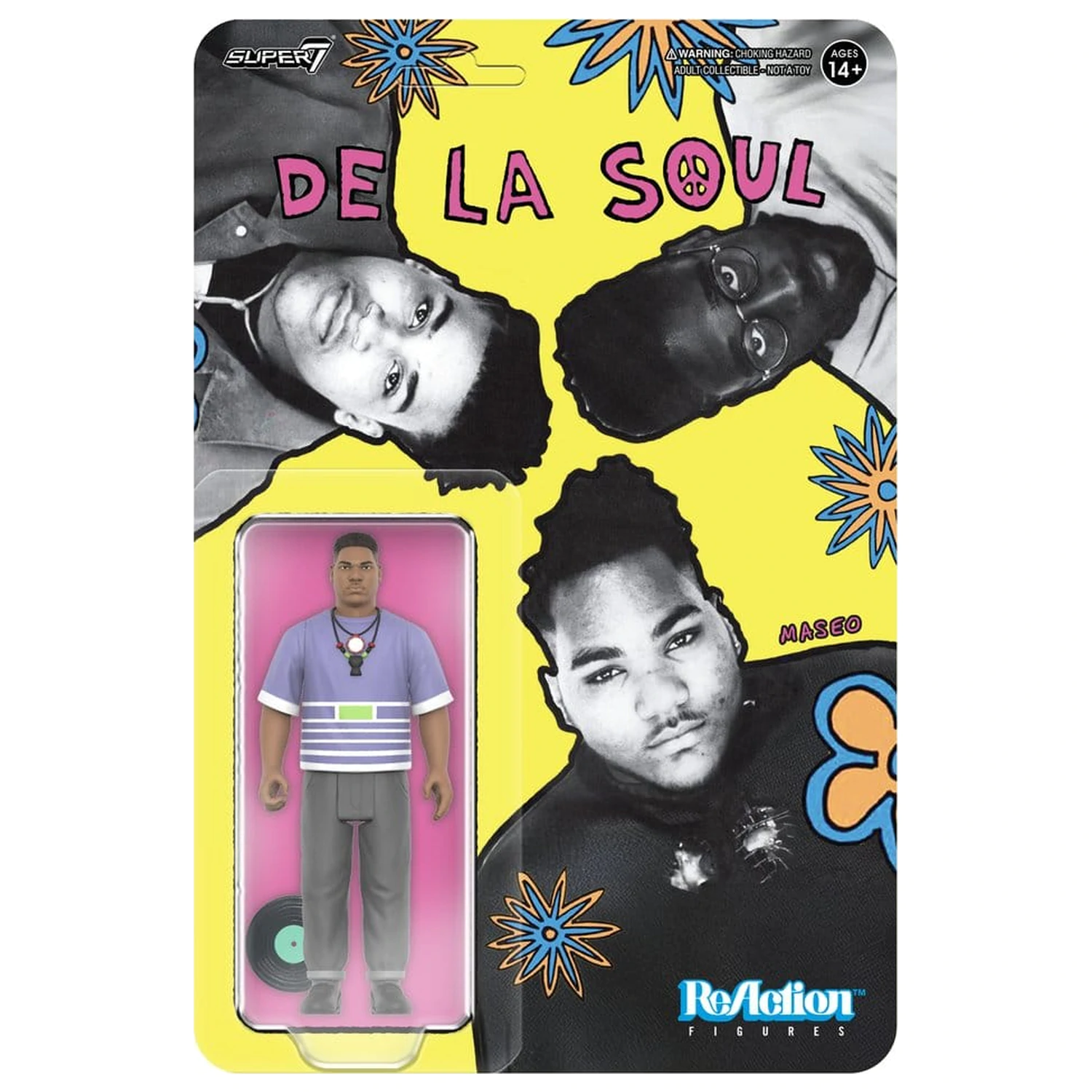 De La Soul ReAction akcijska figura val 01 Vincent "Maseo" Mason (Me, Myself & I) fotografija proizvoda