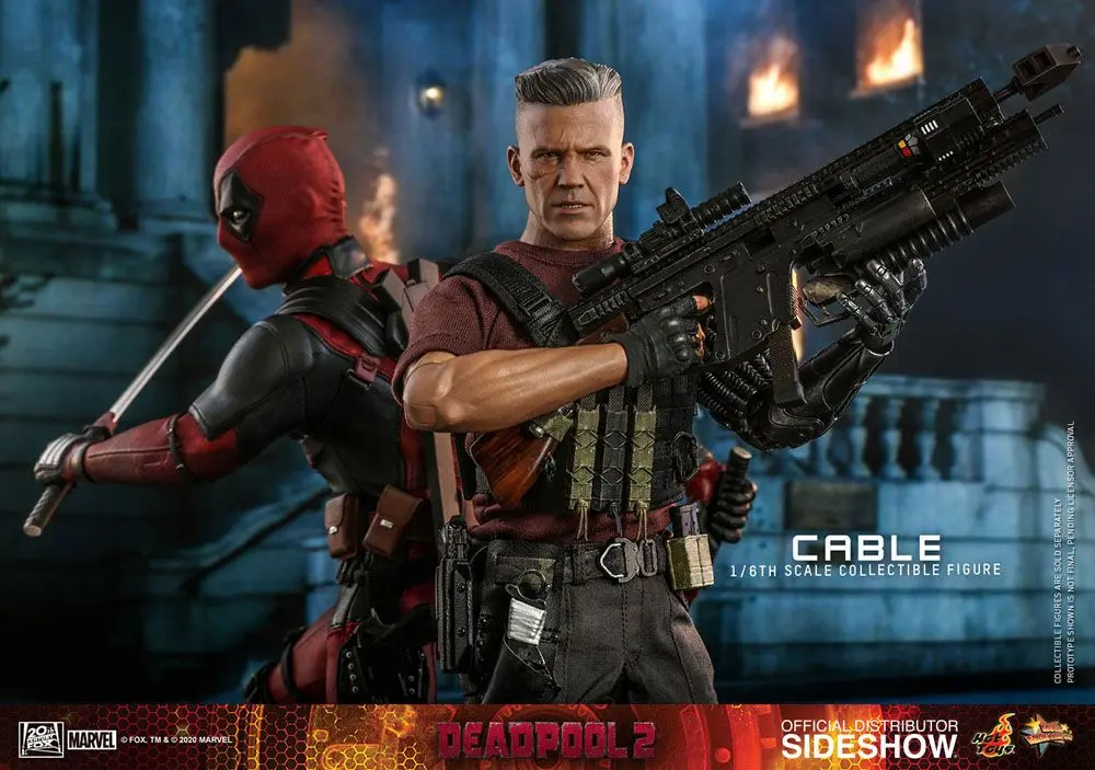 Deadpool 2 Movie Masterpiece akcijska figura 1/6 Cable 30 cm fotografija proizvoda