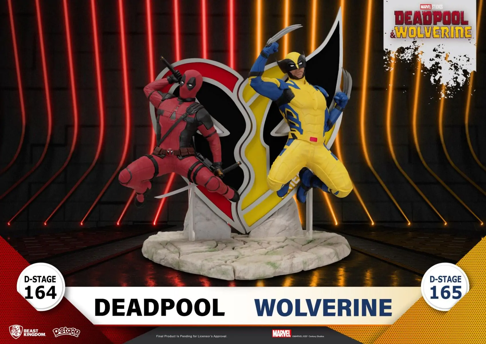 Deadpool 3 D-Stage PVC Diorama Wolverine 16 cm fotografija proizvoda