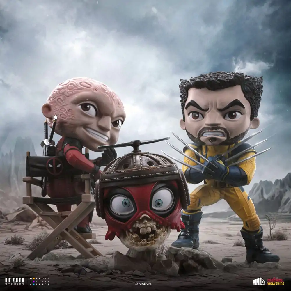 Deadpool & Wolverine Mini Co. PVC Figura Set Deadpool i Wolverine Bez Maske 14 cm fotografija proizvoda