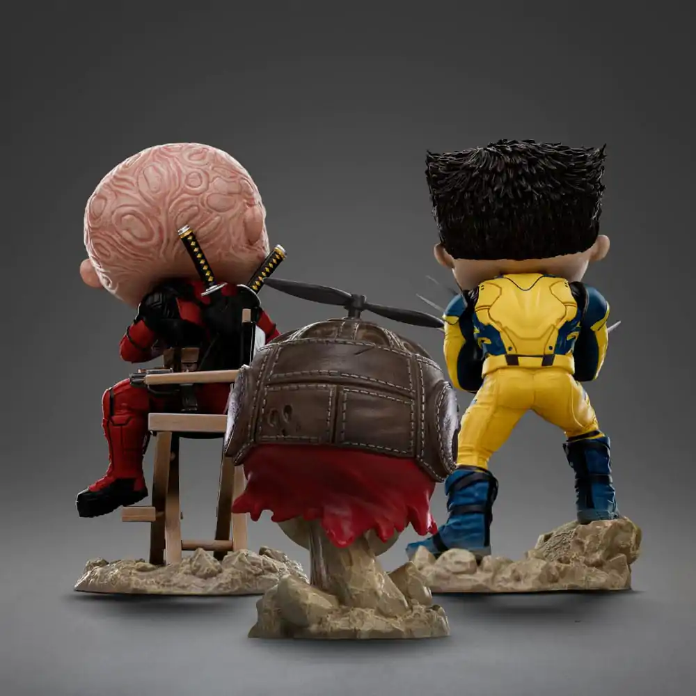 Deadpool & Wolverine Mini Co. PVC Figura Set Deadpool i Wolverine Bez Maske 14 cm fotografija proizvoda