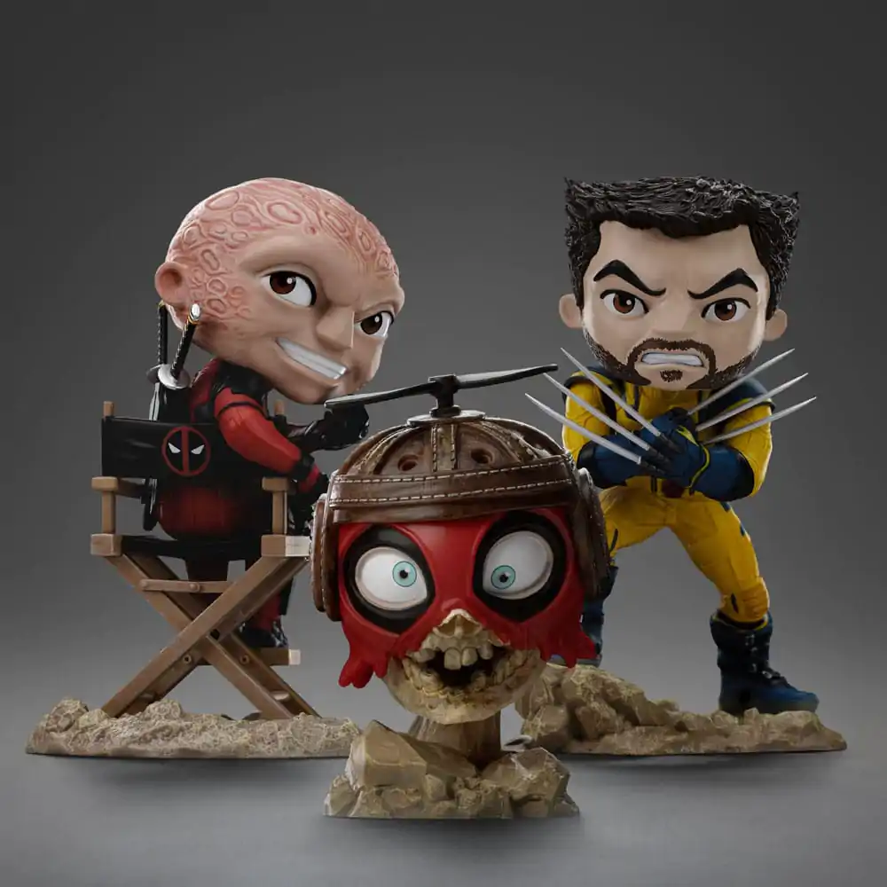 Deadpool & Wolverine Mini Co. PVC Figura Set Deadpool i Wolverine Bez Maske 14 cm fotografija proizvoda