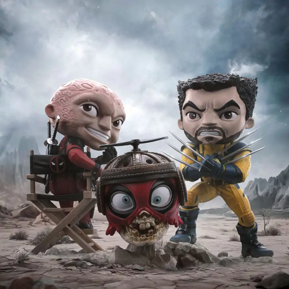Deadpool & Wolverine Mini Co. PVC Figura Set Deadpool i Wolverine Bez Maske 14 cm fotografija proizvoda