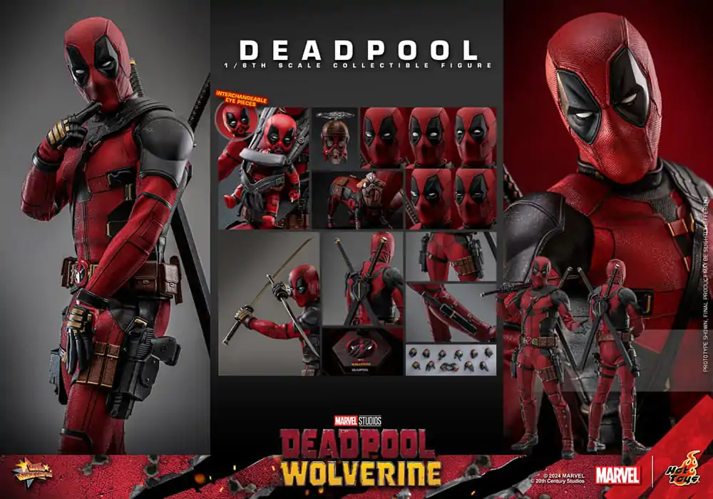 Deadpool & Wolverine Movie Masterpiece akcijska figura 1/6 Deadpool 31 cm fotografija proizvoda