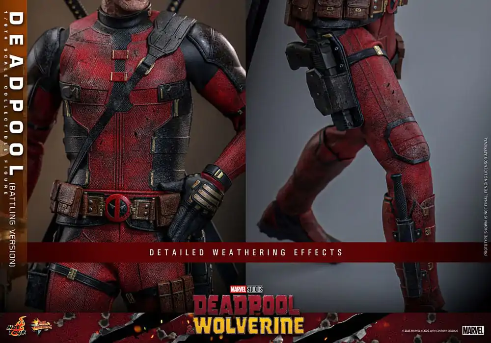 Deadpool & Wolverine Movie Masterpiece akcijska figura 1/6 Deadpool (Battling Version) 31 cm fotografija proizvoda