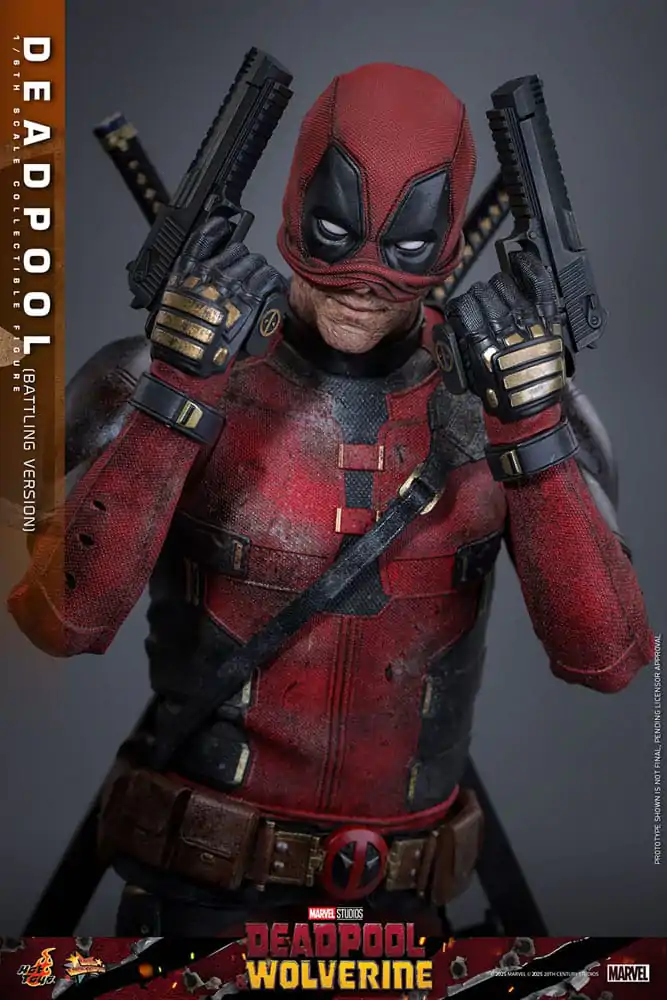 Deadpool & Wolverine Movie Masterpiece akcijska figura 1/6 Deadpool (Battling Version) 31 cm fotografija proizvoda