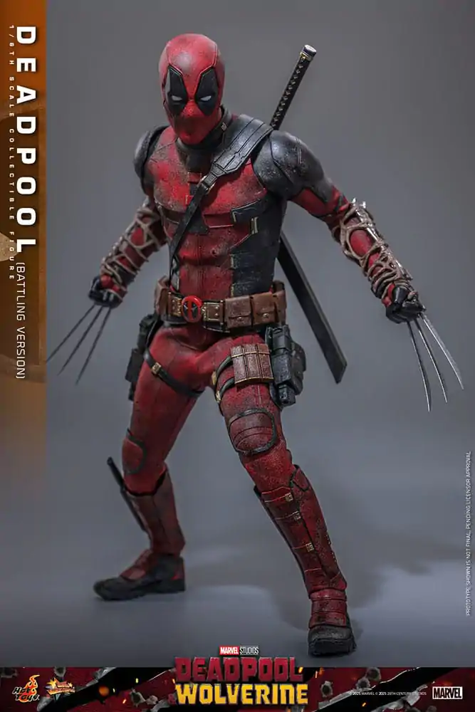 Deadpool & Wolverine Movie Masterpiece akcijska figura 1/6 Deadpool (Battling Version) 31 cm fotografija proizvoda