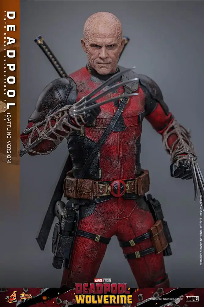 Deadpool & Wolverine Movie Masterpiece akcijska figura 1/6 Deadpool (Battling Version) 31 cm fotografija proizvoda