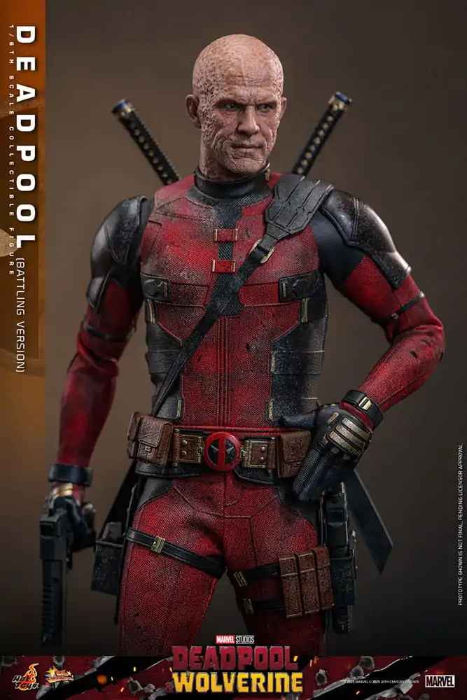 Deadpool & Wolverine Movie Masterpiece akcijska figura 1/6 Deadpool (Battling Version) 31 cm fotografija proizvoda