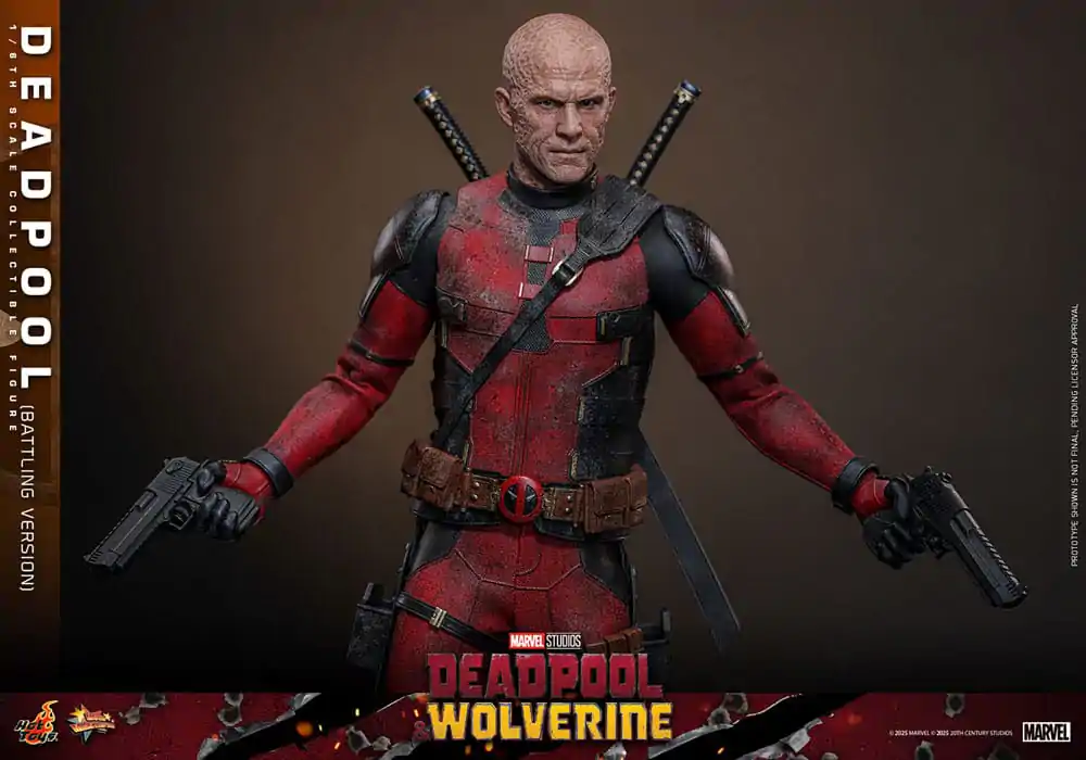 Deadpool & Wolverine Movie Masterpiece akcijska figura 1/6 Deadpool (Battling Version) 31 cm fotografija proizvoda