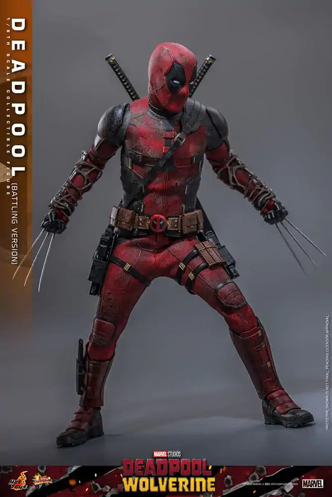 Deadpool & Wolverine Movie Masterpiece akcijska figura 1/6 Deadpool (Battling Version) 31 cm fotografija proizvoda