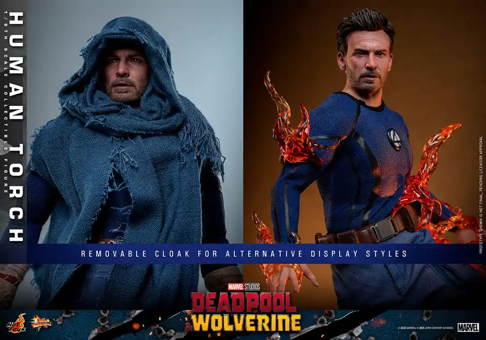 Deadpool & Wolverine Movie Masterpiece akcijska figura 1/6 Human Torch 31 cm fotografija proizvoda