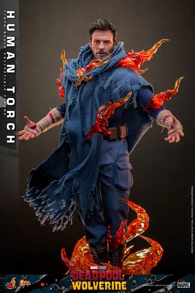 Deadpool & Wolverine Movie Masterpiece akcijska figura 1/6 Human Torch 31 cm fotografija proizvoda