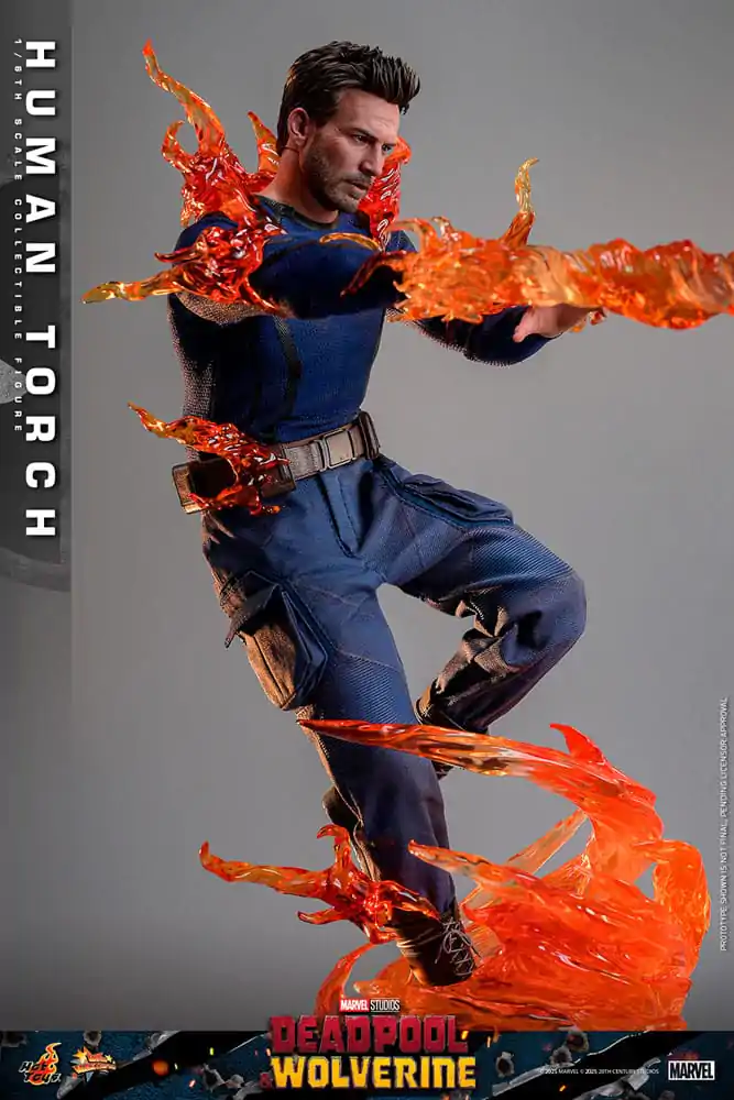 Deadpool & Wolverine Movie Masterpiece akcijska figura 1/6 Human Torch 31 cm fotografija proizvoda