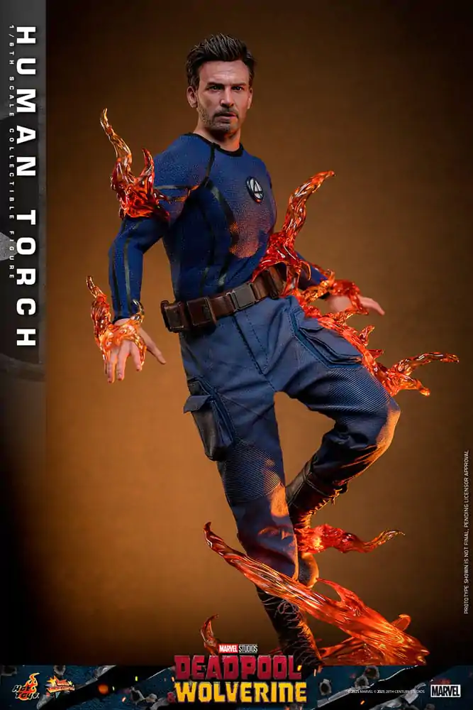 Deadpool & Wolverine Movie Masterpiece akcijska figura 1/6 Human Torch 31 cm fotografija proizvoda